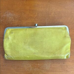HOBO Green Leather Clutch